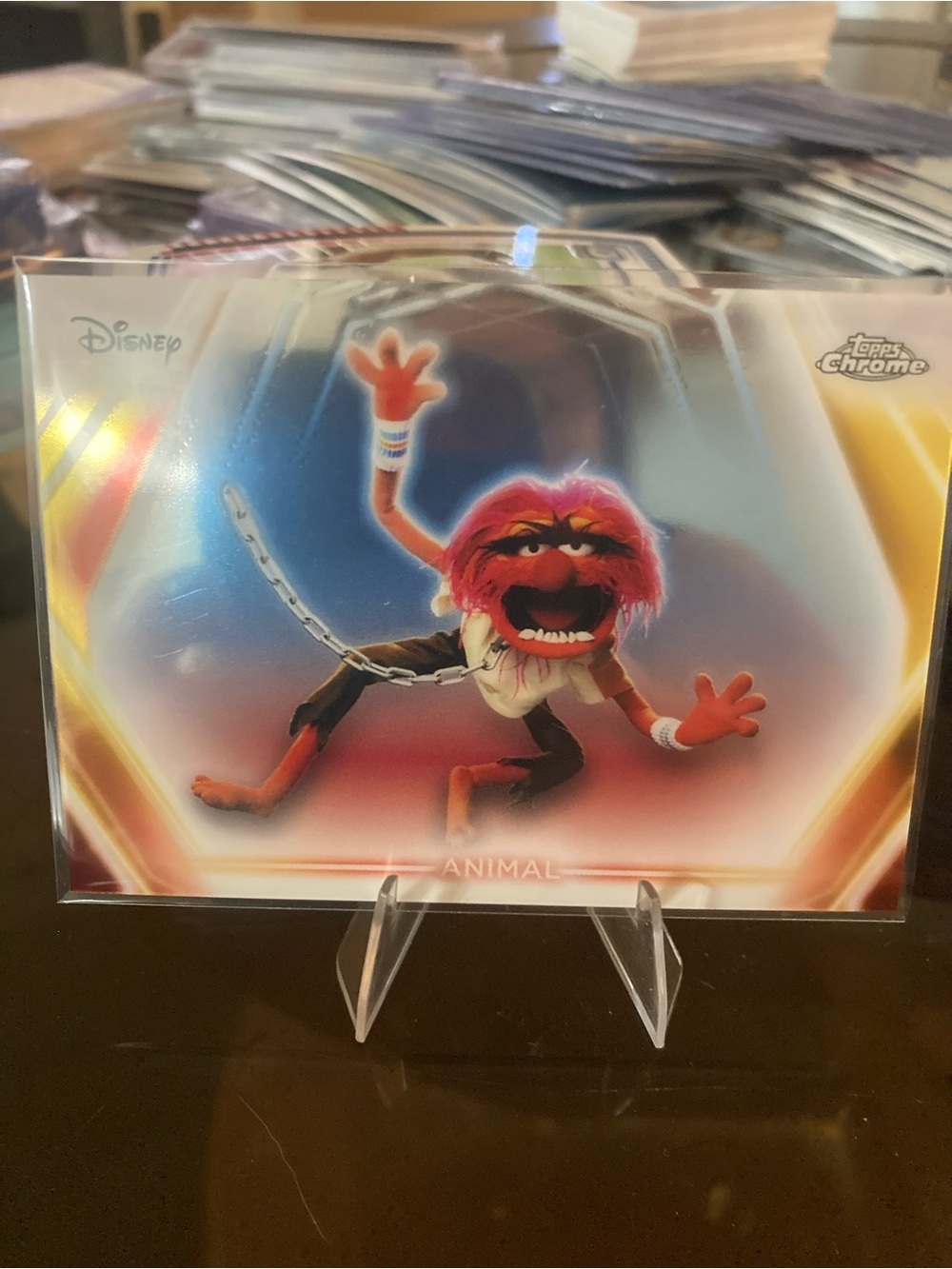Topps Chrome Disney Animal Collectible Card - Red Character